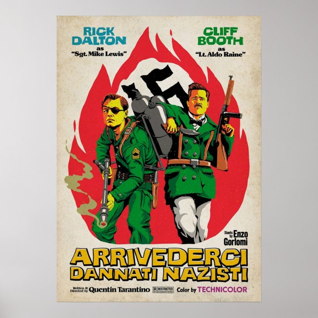 Glorreiche Bastards 2 einmal in Hollywoo Poster (Vorne)