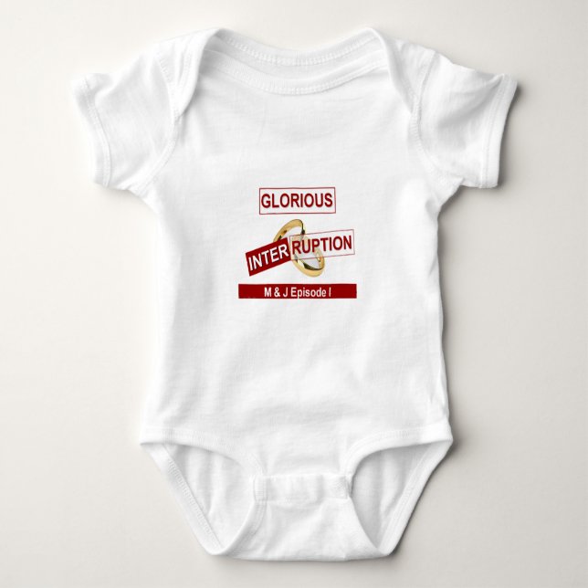 Glorreiche Unterbrechung: Ein goldener Anfang Baby Strampler (Vorderseite)