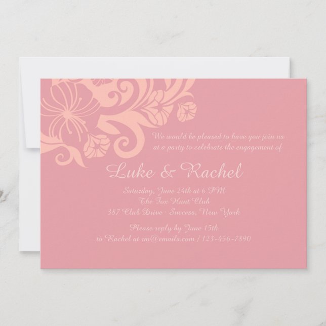 Glory Floral Invitation du matin (Devant)