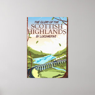 Glory of the Scottish Highlands Leinwanddruck