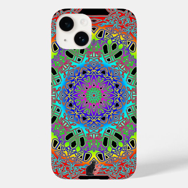 Glory Spectra Glyph Case-Mate iPhone 14 Hülle (Rückseite)