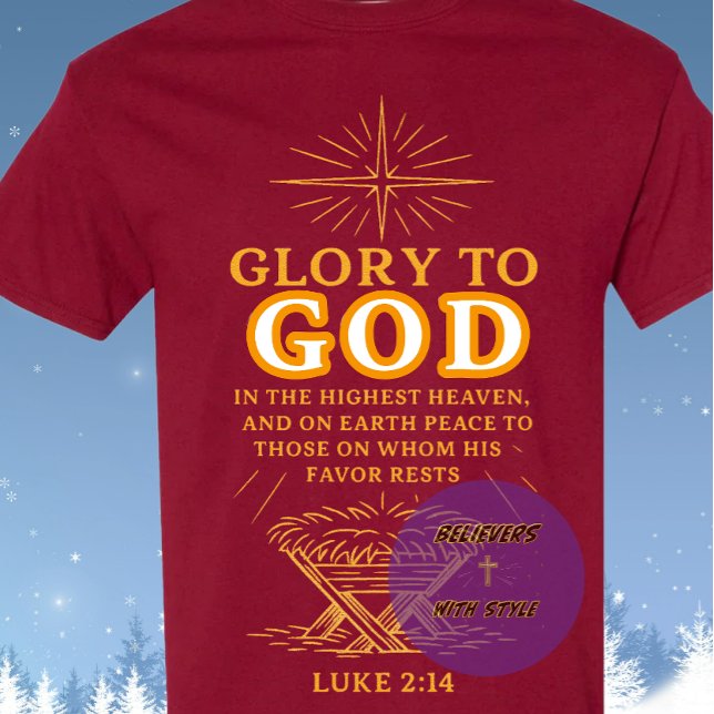 Glory to GOD - Christmas T-Shirt (Von Creator hochgeladen)