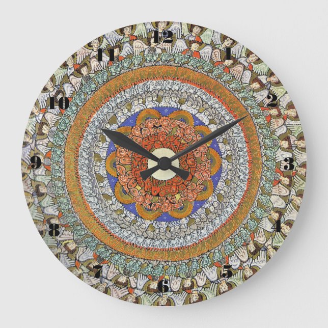 glory to hildegard of bingen große wanduhr (Vorderseite)