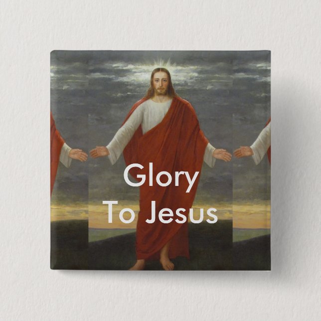 GLORY TO JESUS BUTTON (Vorderseite)