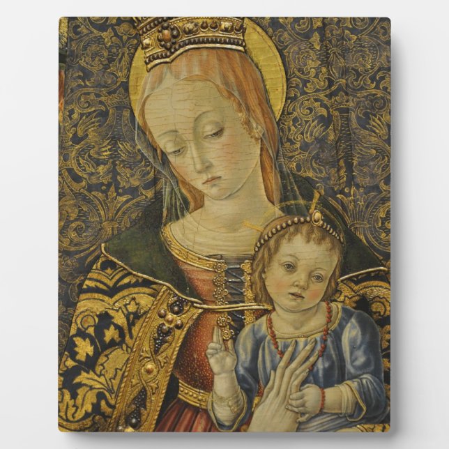 GLORY TO JESUS UND MARY FOTOPLATTE (Vorderseite)