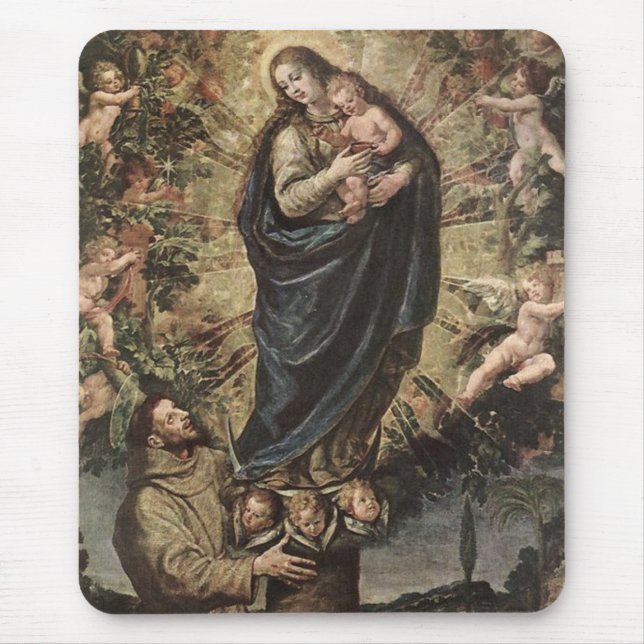 GLORY TO SAINT FRANCIS MOUSEPAD (Vorne)