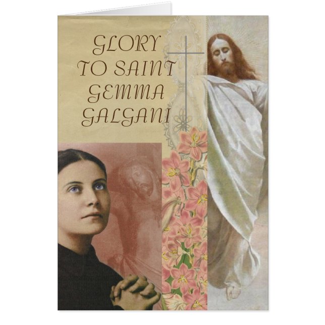 GLORY TO SAINT GEMMA GALGANI (Vorne)