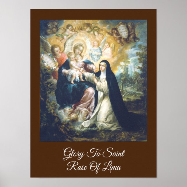 Glory To Saint Rose of Lima Poster (Vorne)