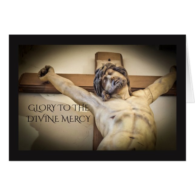 GLORY TO THE DIVINE MERCY (Vorderseite (Horizontal))