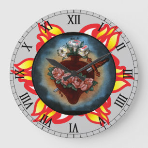 Glory To The Immaculate Heart Of Mary Große Wanduhr
