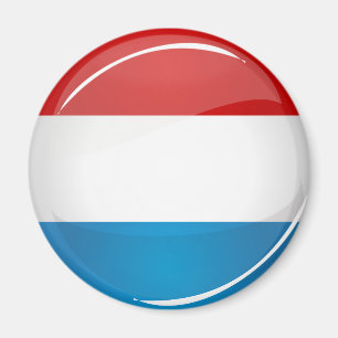 Glossar-Rundflagge Magnet