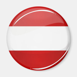 Glossar-Rundflagge Magnet