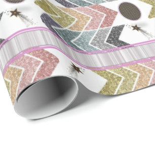 Glosswrapping Paper Abstrakt Geschenkpapier