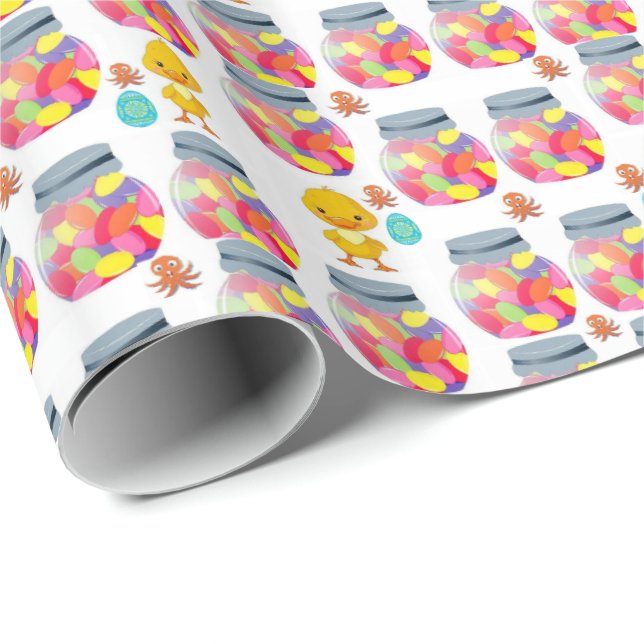 Glosswrapping Paper Jellybohne Geschenkpapier (Rolleneckpunkt)