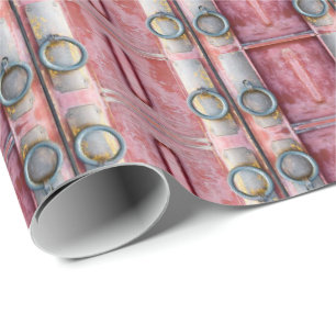 Glosswrapping Paper Pink Locks Geschenkpapier