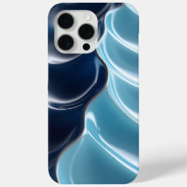 Glossy Blue Abstrakt iPhone Case