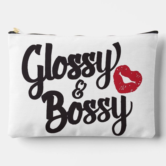Glossy & Bossy Zubehörtasche (Vorderseite)