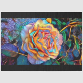 Glossy Einzigartige Rose Seidenpapier