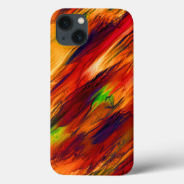Glossy gefärbt von rot bis orange, ein wenig grün Case-Mate iPhone hülle
