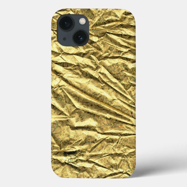 Glossy-Goldfolie iPhone-Gehäuse Case-Mate iPhone Hülle (Rückseite)