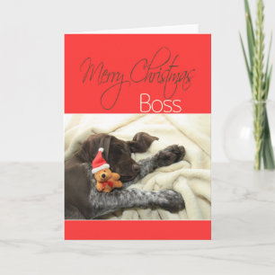 Glossy Grizzly Boss Frohe Weihnachten