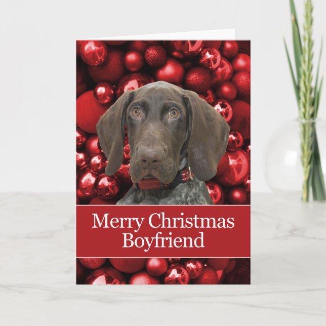 Glossy Grizzly Boyfriend Frohe Weihnachten (Vorderseite)