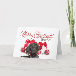 Glossy Grizzly Brother Frohe Weihnachten