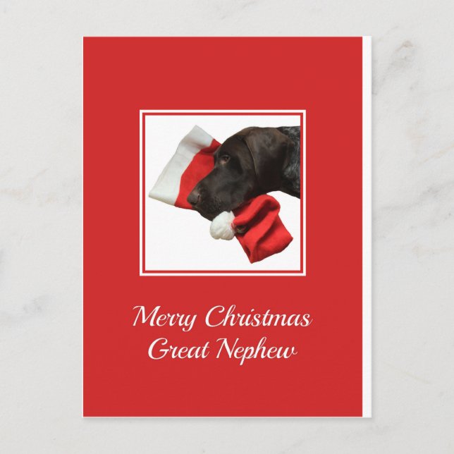 Glossy Grizzly Great Nephew Frohe Weihnachten (Vorderseite)