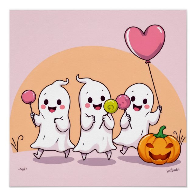 Glossy Halloween Poster Print - Limited Edition (Vorderseite)