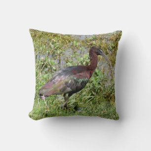 Glossy Ibis Pillow Kissen
