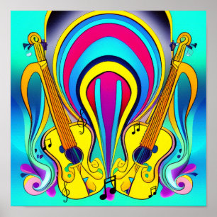 GLOSSY-LEINWAND POSTER