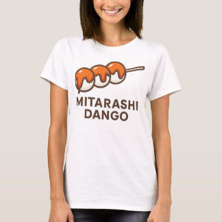 Glossy Mitarashi Dango Illustration T-Shirt