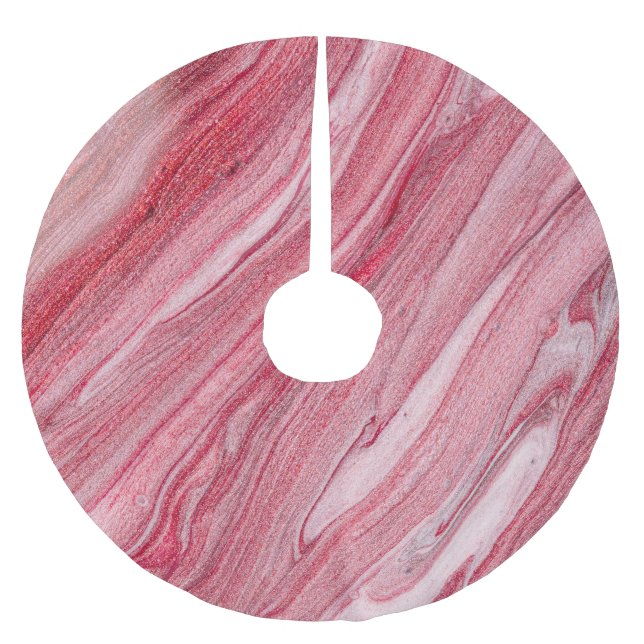 Glossy Nail Polnisch: Texturierter Hintergrund Polyester Weihnachtsbaumdecke (Vorderseite)