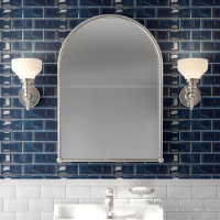 Glossy Navy Blue U-Bahn Tile