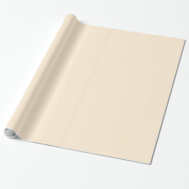 Glossy Papaya Whip Off-White Wrapping Paper Geschenkpapier