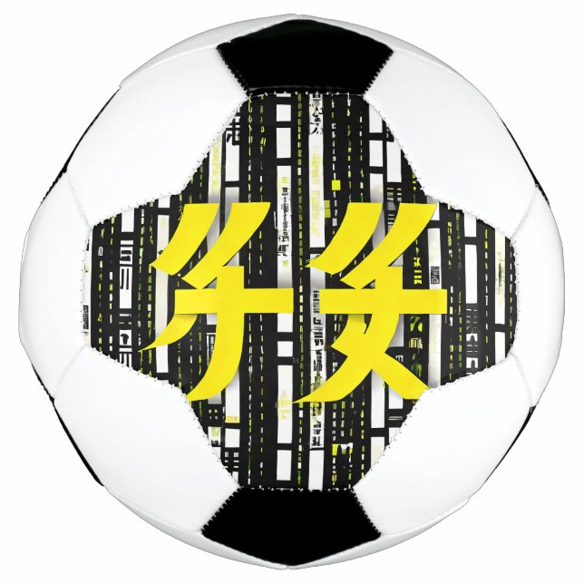 Glossy Pink Donut with Dark Sprinkles Fußball (Vorderseite)