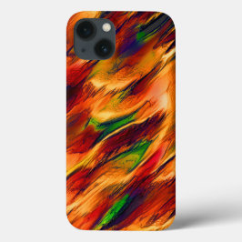 Glossy von orange bis rot, ein wenig grün Case-Mate iPhone hülle