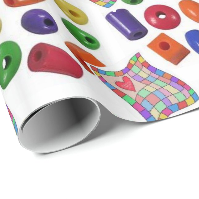 Glossy Wrapping Paper Colors Geschenkpapier (Rolleneckpunkt)