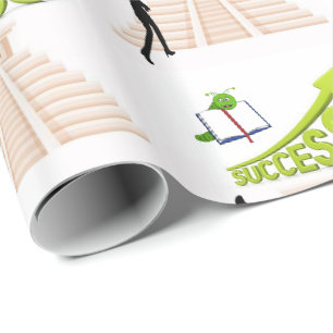 Glossy Wrapping Paper Women's Success Geschenkpapier