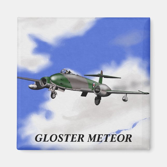 Gloster Meteor Magnet (Vorne)