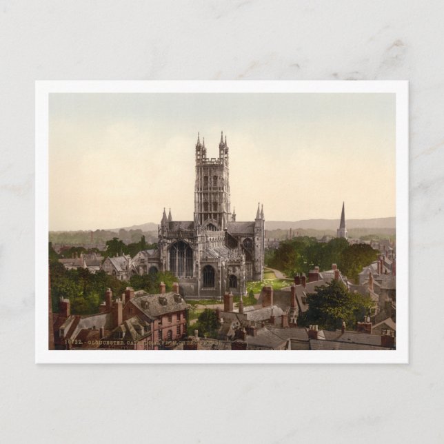 Gloucester Cathedral I, Gloucestershire, England Postkarte (Vorderseite)