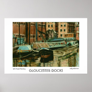 Gloucester Docks Print oder Poster
