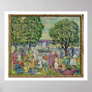 Gloucester Harbour (Öl auf Leinwand) Poster