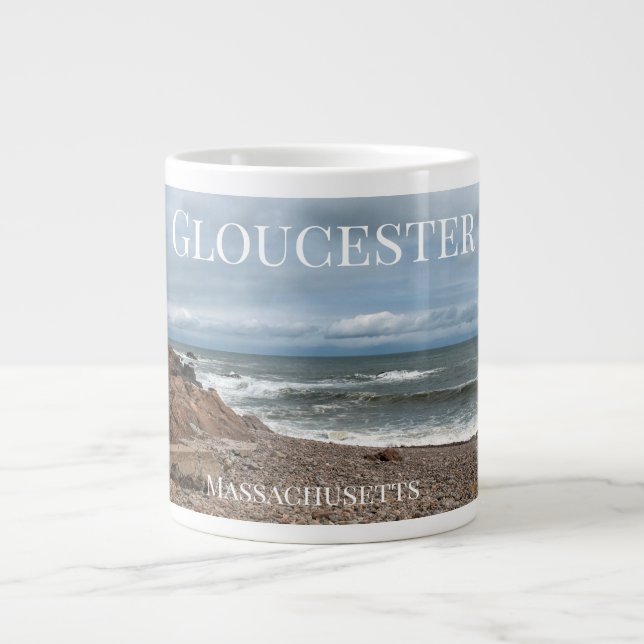 Gloucester in Massachusetts Jumbo-Tasse (Vorderseite)