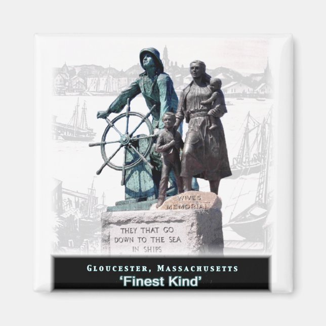 Gloucester, MA Magnet (Vorne)