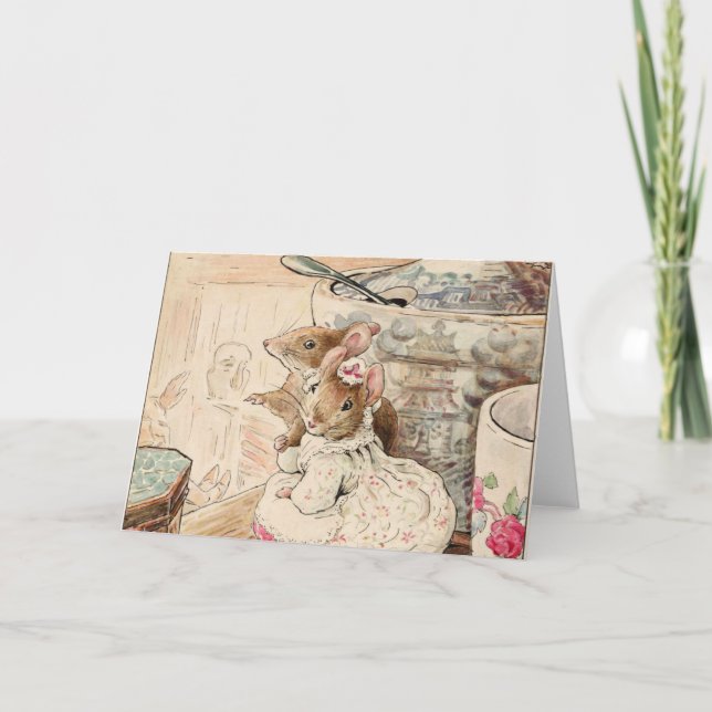 Gloucester Tailors Klage von Beatrix Potter Karte (Vorderseite)