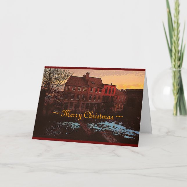 Gloucester-Weihnachtskarte Feiertagskarte (Vorderseite)