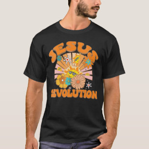 Glow für Jesus Lasse dein Lichtschein-Glaubenskreu T-Shirt