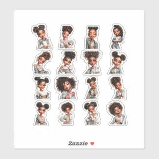 Glow Getter 16 Editorial Stickers Aufkleber