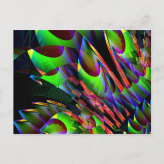 Glow in Dark Abstrakt.JPG Postkarte